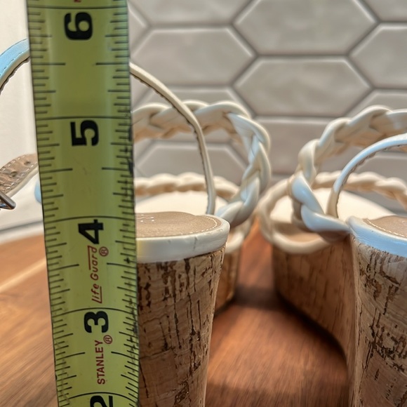 NEW Esprit Off-White Cork Wedges ( size 8.5 ) - Picture 7 of 14